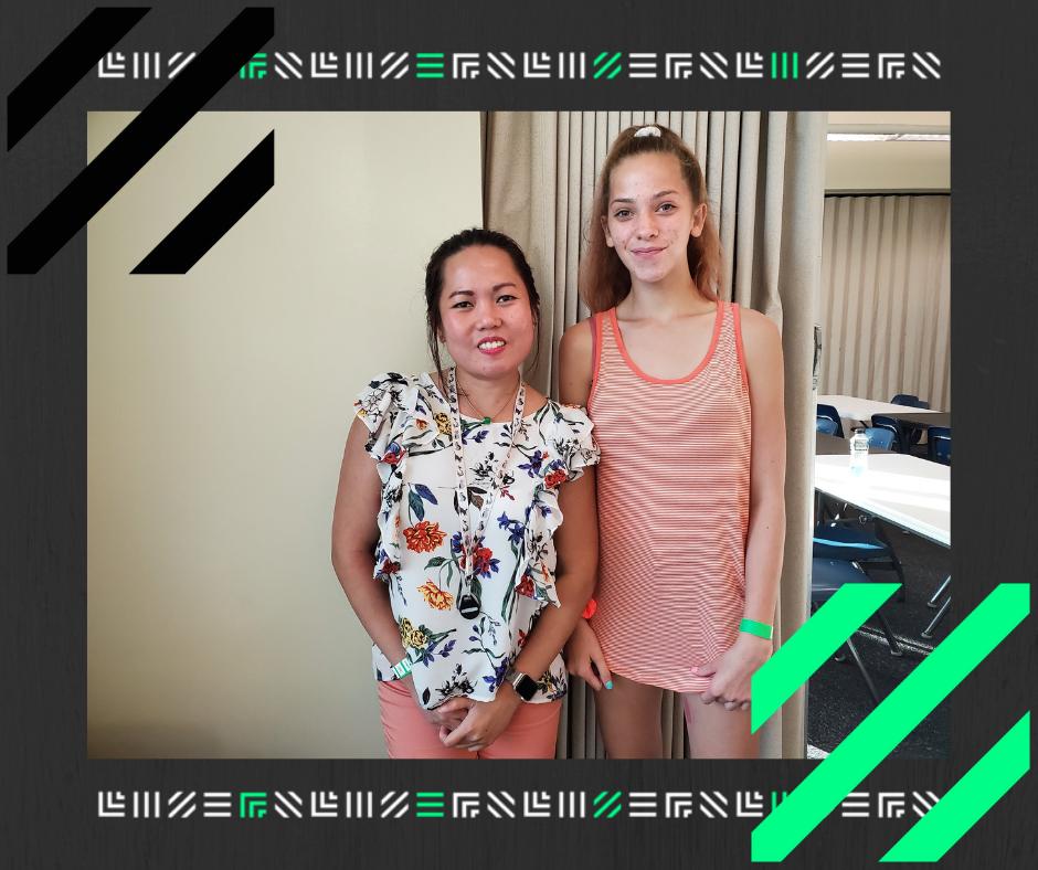 BBBSnwa's tweet image. Happy #MatchMonday to Big Sister Toshila and Little Sister Selena. (Yes, Selena is in fact taller! 😀) These two headed out to the #BBBS Summer Party for one of their first activities. 
#EmpowerPotential