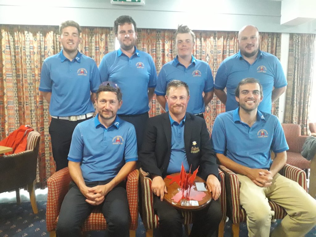We are delighted to announce <a href="/C_golfingunion/">Caernarfonshire Golfing Union</a> are Welsh Inter Counties Champions 2019.The lads played well in tough conditions on Sat and kept their nerve on Sun with some solid scoring.Special thanks to <a href="/ugm_agu/">anglesey golf union</a> and <a href="/bullbaygolfclub/">Bull Bay Golf Club</a> for hosting #hiddengem #walesgolf #cgu
