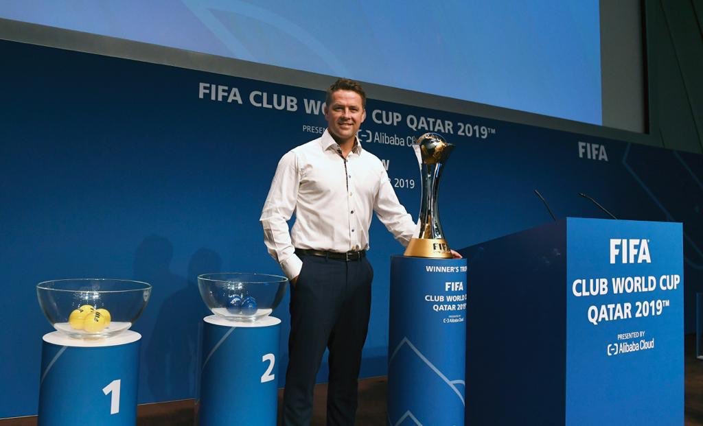 Michael Owen On Twitter All Set To Do The Draw For The Fifa Club World Cup Https T Co Q78ylptcm9