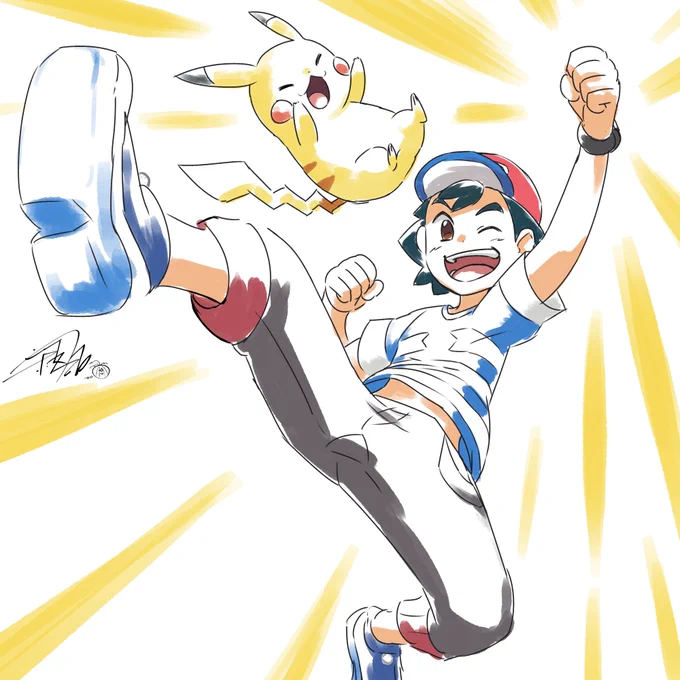 サトシリーグ優勝おめでとう!
#anipoke #アニポケ #サトシ優勝おめでとう 