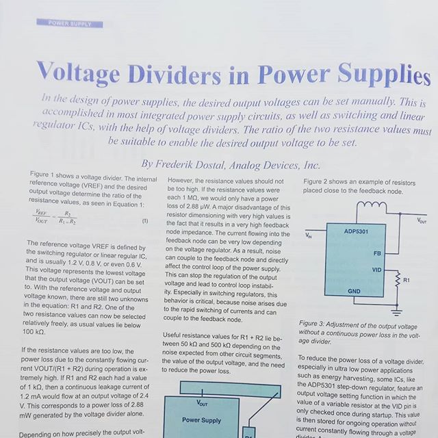 tamhanna's tweet image. Current issue of #BodosPower covers #currenttransducer usage and #voltagedivider design for #switchingregulator #ics. I found the comparison between #currentprobe, #rogowskicoil and #shuntingresistor very interesting, a well done story by #hioki but…

📸 instagram.com/p/B2eFDTSiYXZ/