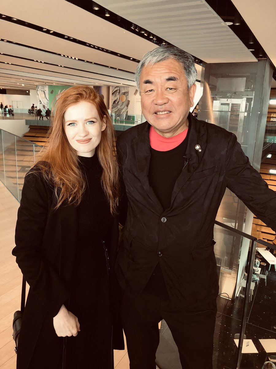 Very excited to have met the incredible @kengokuma who designed the @VADundee . I’ll be performing an acoustic version of my single, Cool My Mind at 3pm on @BBCScotland @JaniceForsyth show.