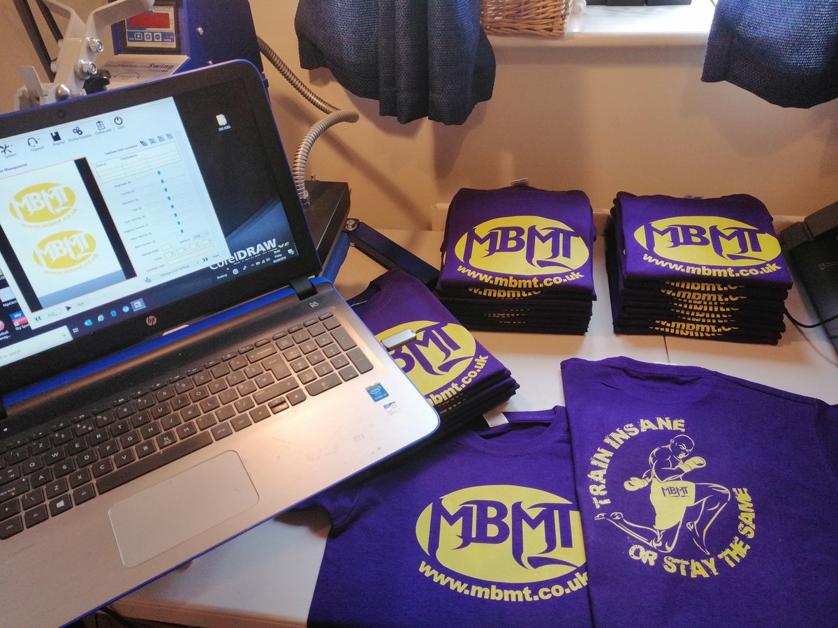 Here's a recent #tshirtdesign we were delighted to do. It took us into the #martialarts world of #muaythai  for #Reading based <a href="/mbmtreading/">mbmt</a> #print designs front &amp; back #eyecatching