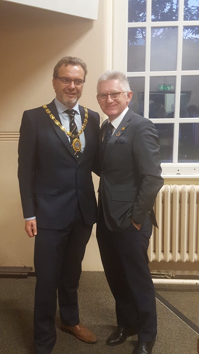 The induction of David McHugh as President of <a href="/CIWEM/">CIWEM</a> took place in UCC on Thursday last. Many thanks to our hosts @osheaucc and <a href="/MaREIcentre/">MaREI</a> for the fascinating talk on renewable energy, anaerobic digestion and carbon negative approaches.