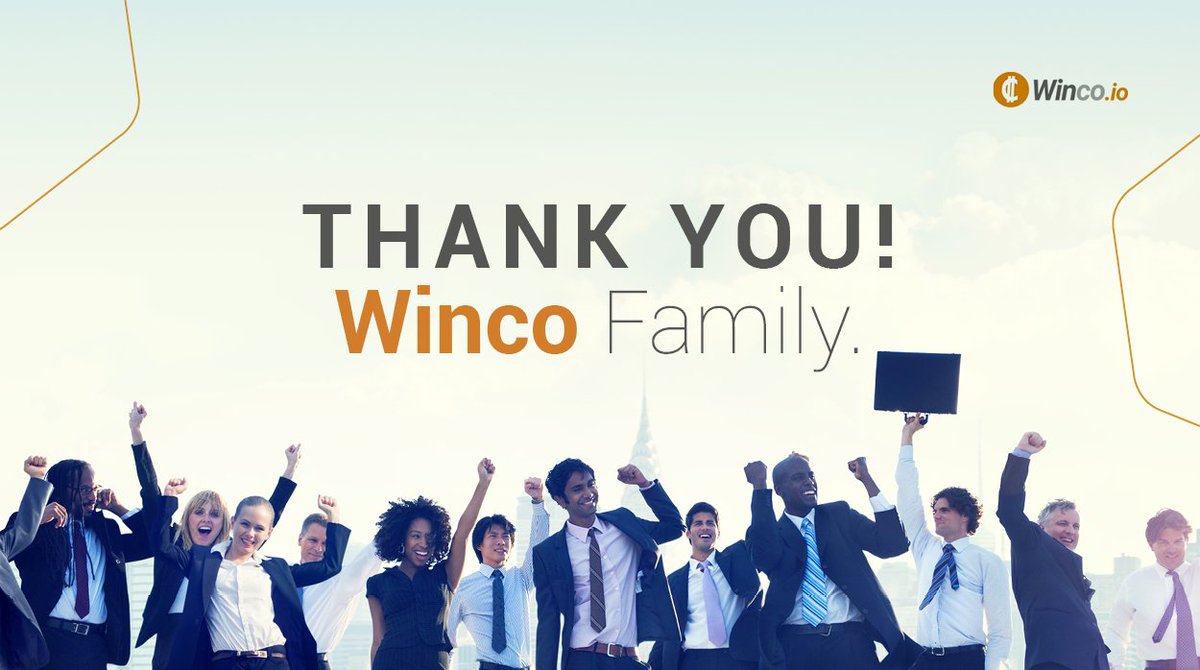 WincoCrypto's tweet image. WINCOファミリーに感謝

あなたは私たちのコミュニティの一員ですか？ 今すぐ参加WINCO.IO

#CryptoFamily #WCO #今買う #暗号通貨