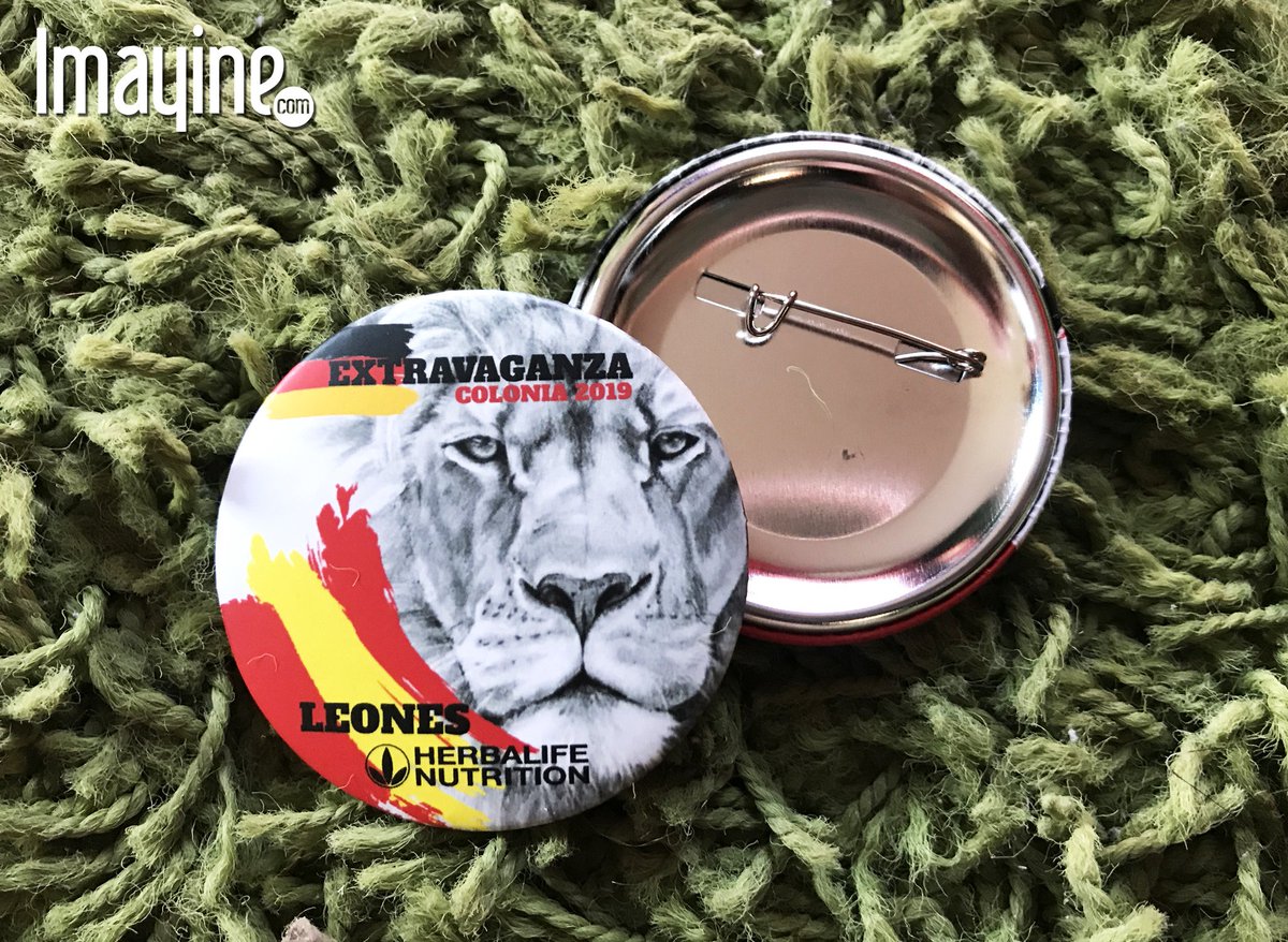 imayine_com's tweet photo. Ya tiene en su destino estas bonitas #chapas en acabado mate nuestros clientes de Herbalife Nutrition 🌱🍃🌱 nos han pedido para la Extravaganza de Colonia. 
¡Gracias por confiar en Imayine!
https://t.co/u6gFY6gdSi
#ChapasPersonalizadas #HerbalifeNutrition #Merchandising https://t.co/GroEODitkE