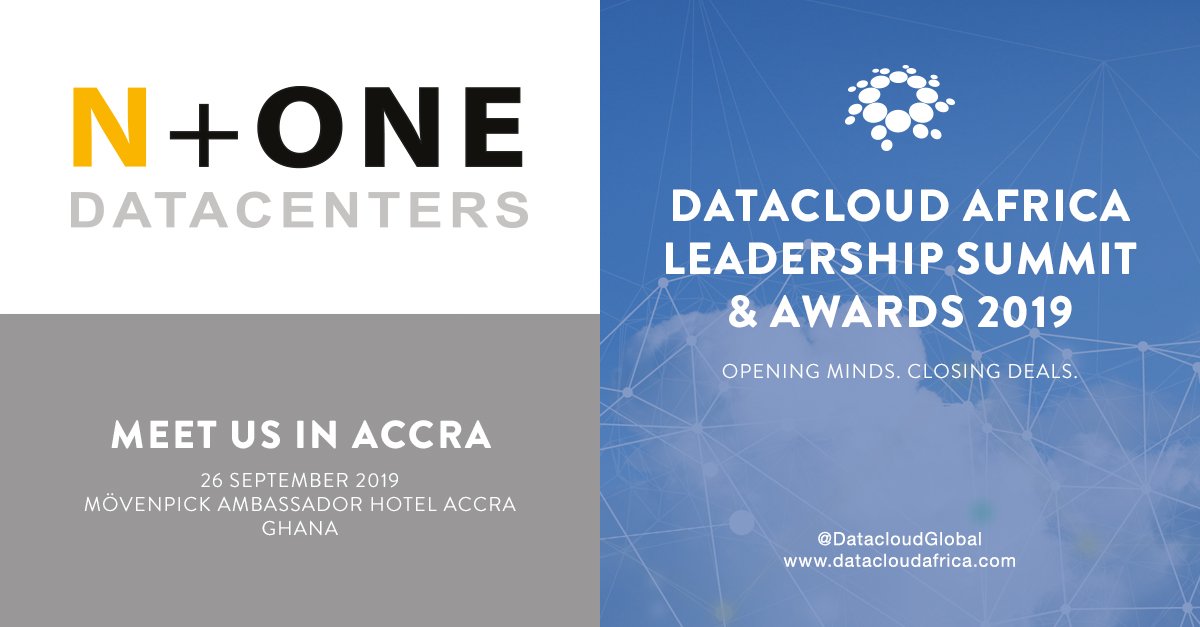 We are excited to welcome <a href="/NPLUSONE_DC/">N+ONE DATACENTERS</a> as a Gold Sponsor for our #DatacloudAfrcia event. Join them in #Ghana next week to explore the future of IT infrastructure across the continent and beyond. 

datacloudafrica.com