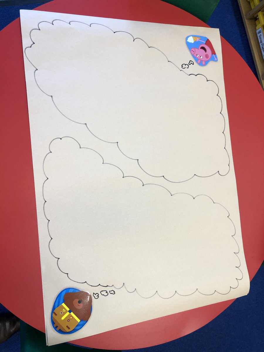 MrCameron10's tweet image. After learning about dreams last week I’ve put out a dream provocation on the writing table. Can we draw some pictures of the cartoon characters dreams?  #writingtable #earlyyears #play2learn #literacy