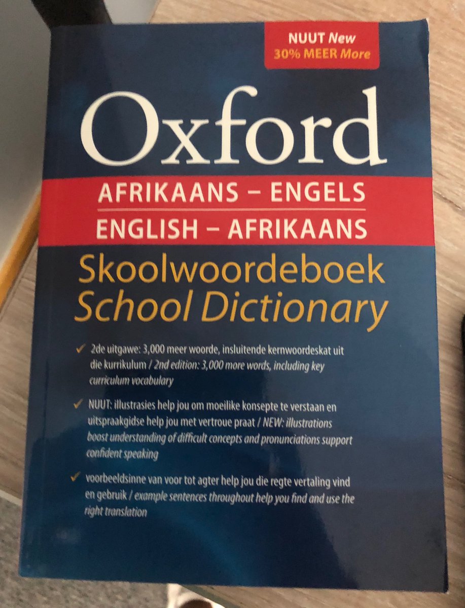 I’ve just enrolled for my Afrikaans lessons. The way I am so misunderstood by our fellow citizens I felt I should polish my Afrikaans knowledge so that we can work together for a truly non racial South Africa