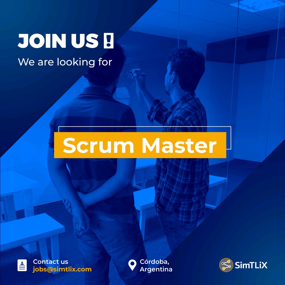 simtlix's tweet photo. We keep on growing!  💣💥 

#jobs #software  #opportunities #simtlixteam #simtlix #openposition #cordoba https://t.co/jIN7Jobj7a
