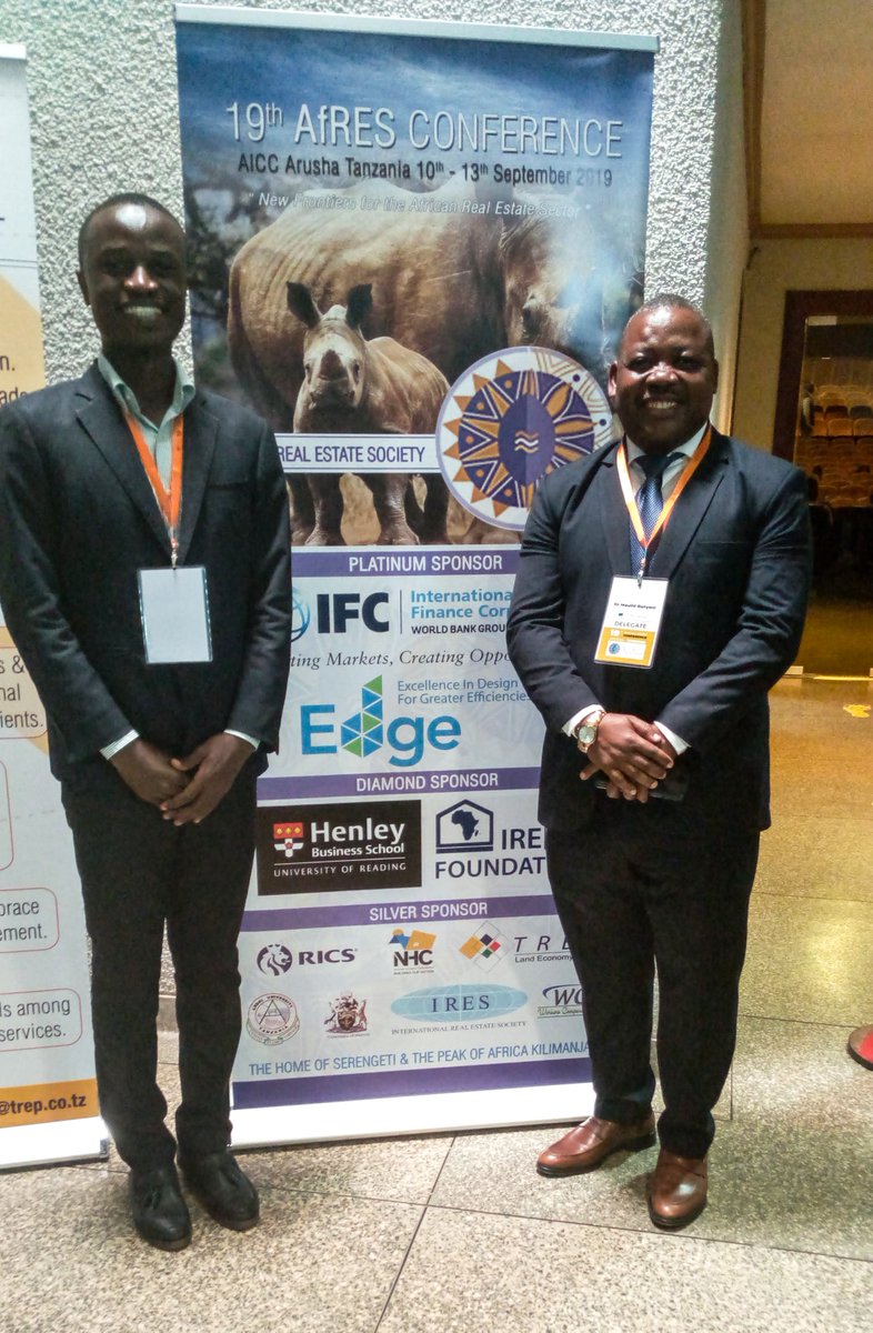 MyDalali's tweet photo. Our Director, Mr. @emanjavike  met with Dr. @MaulidBanyani the Director General of the #National #Housing #Corporation #NHC at the 19th Annual Conference of the #African #Real 
#Estate #Society ( #AfRES). A great moment to discuss the future of #RealEstate in #Tanzania #mydalali https://t.co/tCIqp0KfSI