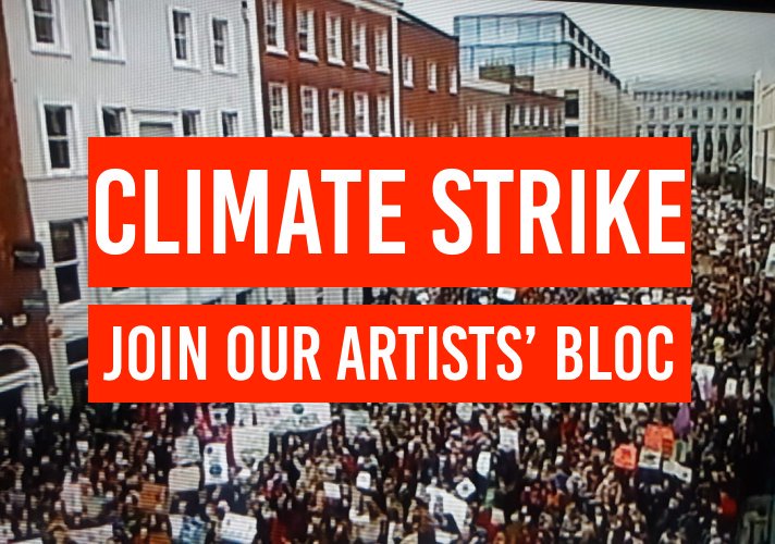 CliMatesDublin (@clidublin) on Twitter photo This Friday we WANT YOU to join our Artists' Bloc! ✊🏻✊🏻✊🏻We are inviting all artists, arts orgs & youth groups to join us in solidarity with <a href="/Fridays4future/">Fridays For Future</a> who have called for the biggest global climate strike. Meeting at 12pm on Friday we march from the Customs House to Dáil. This Friday we WANT YOU to join our Artists' Bloc! ✊🏻✊🏻✊🏻We are inviting all artists, arts orgs & youth groups to join us in solidarity with <a href="/Fridays4future/">Fridays For Future</a> who have called for the biggest global climate strike. Meeting at 12pm on Friday we march from the Customs House to Dáil.