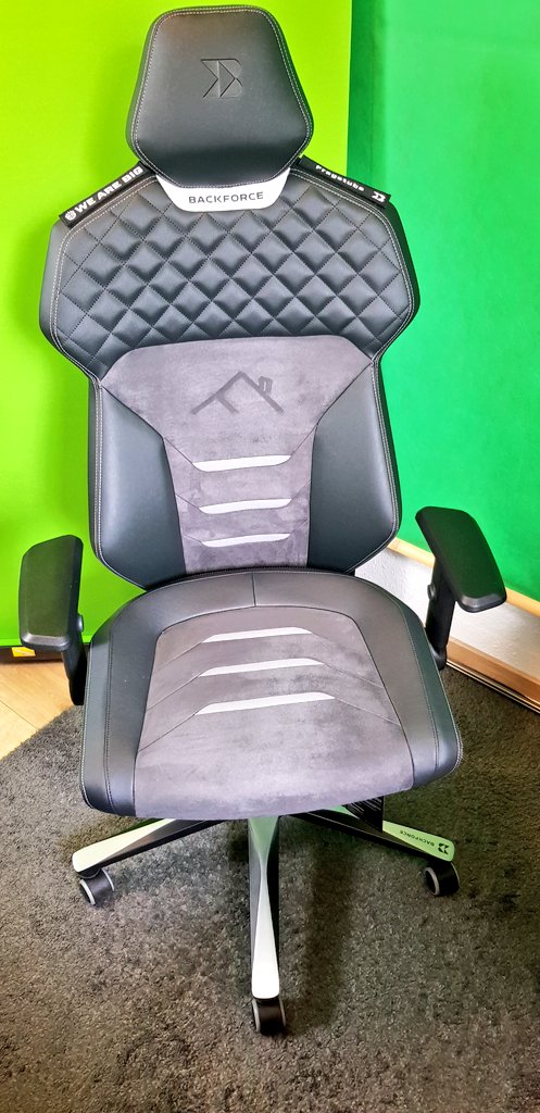 Fragstube's tweet photo. Heute läufts! 
2 nette Menschen überraschen mich mit einem bereits aufgebauten neuen Gaming Chair inkl. meinem eigenen Namen! 
Einfach der Hammer! 😍😍😍

Besten Dank für die tolle Lootbox! @Backforce_gg @BIGCLANgg @OnFirePhilian 
#backforcegg #cüs #Chairstube https://t.co/y9AvS4MYXF