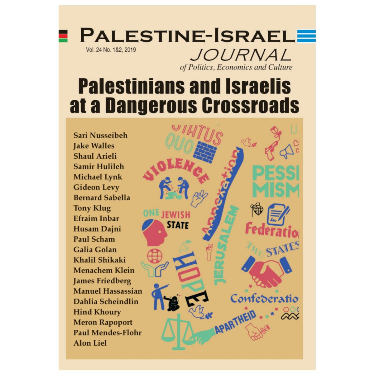 Our latest issue discusses if the two-state solution can be saved and if there are viable alternatives. 
We hope you enjoy reading the different interesting perspectives that we have collected.
pij.org/journal/97

Interested in subscription? Visit
 pij.org/pages/subsdon