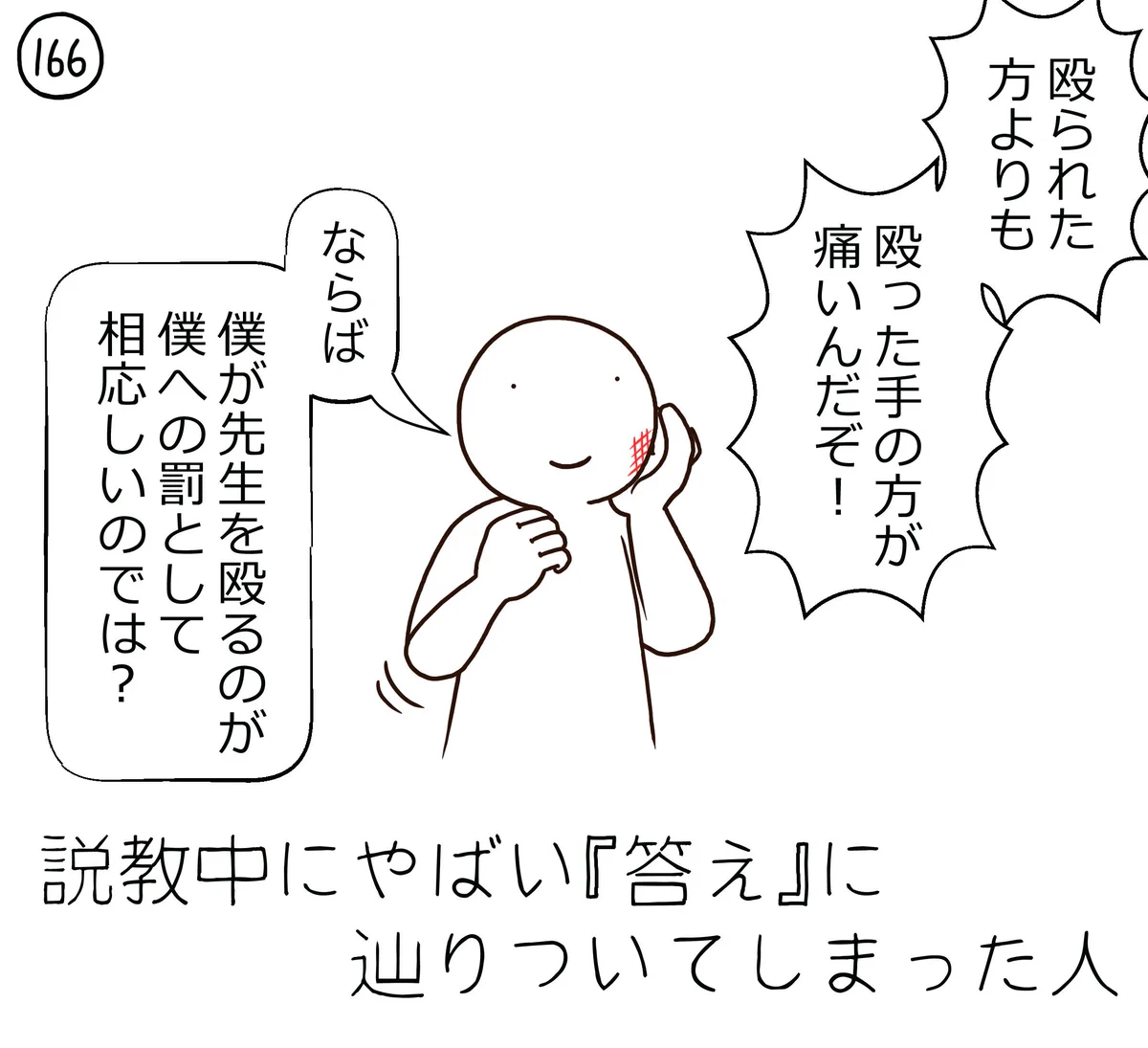 先生が生徒を殴った結果？先生が言うには殴った手の方が痛いらしいwww
