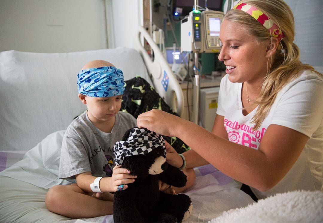 twopr's tweet photo. It's #NationalChildhoodCancerAwarenessMonth. We're thrilled to be working with Jess Ekstrom, author of the upcoming book #ChasingtheBrightSide AND @HeadbandsofHope founder. For every #headbandsofhope headband purchased, one is given to a child with cancer. https://t.co/H4ZXj0cVO7 https://t.co/NaXZIjGlyp