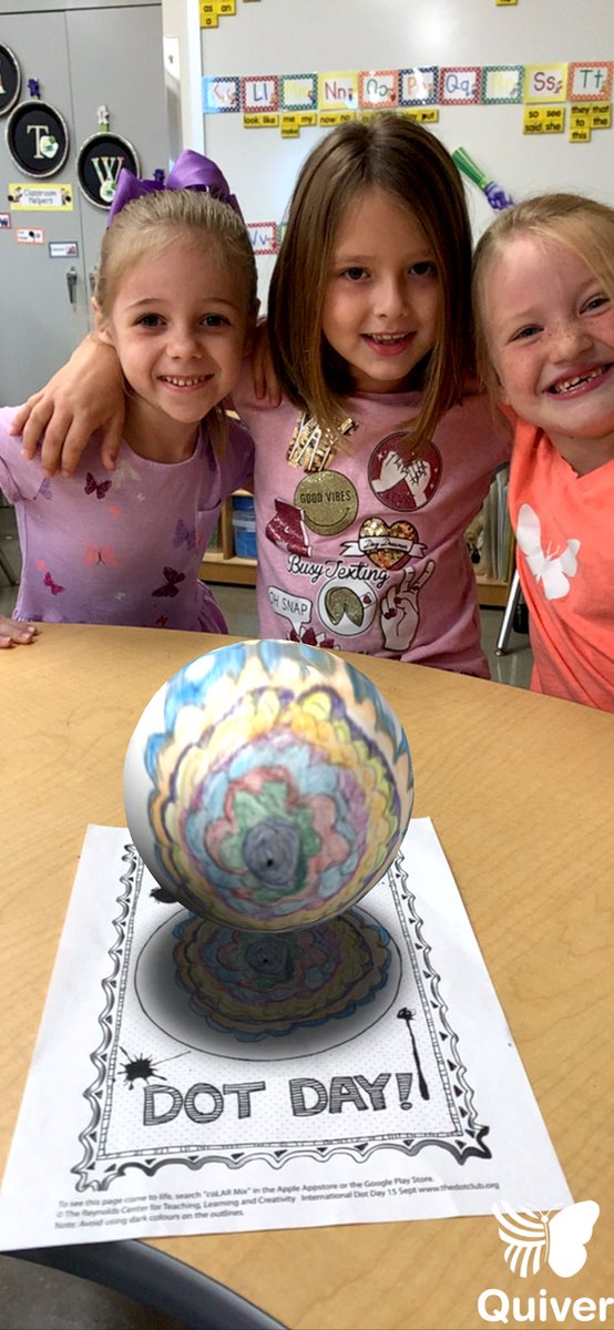 BrandeeJmorvent's tweet photo. Dot Day fun in First grade. #dotday2019 #herffhawks #dreamjourneylegacy #weareboerne https://t.co/HllskBCdZM