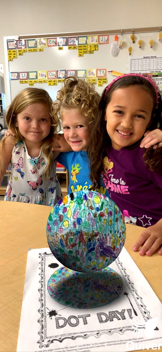 BrandeeJmorvent's tweet photo. Dot Day fun in First grade. #dotday2019 #herffhawks #dreamjourneylegacy #weareboerne https://t.co/HllskBCdZM