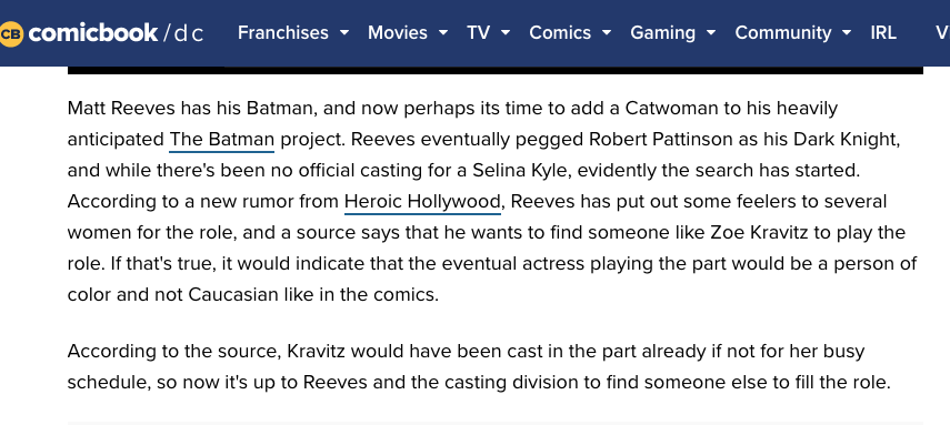 BaistonArashi's tweet photo. b4 this came up, we already made a lot of #fancasting for #catwoman @mattreevesLA @DCBatman @wbpictures @DCComics @TomKingTK that includes @ZoeKravitz if she couldn't make it, we hv another list, hope all the #Batman teams could see this, here's a thread POC/biracial #actress https://t.co/AcM5p0kRNE