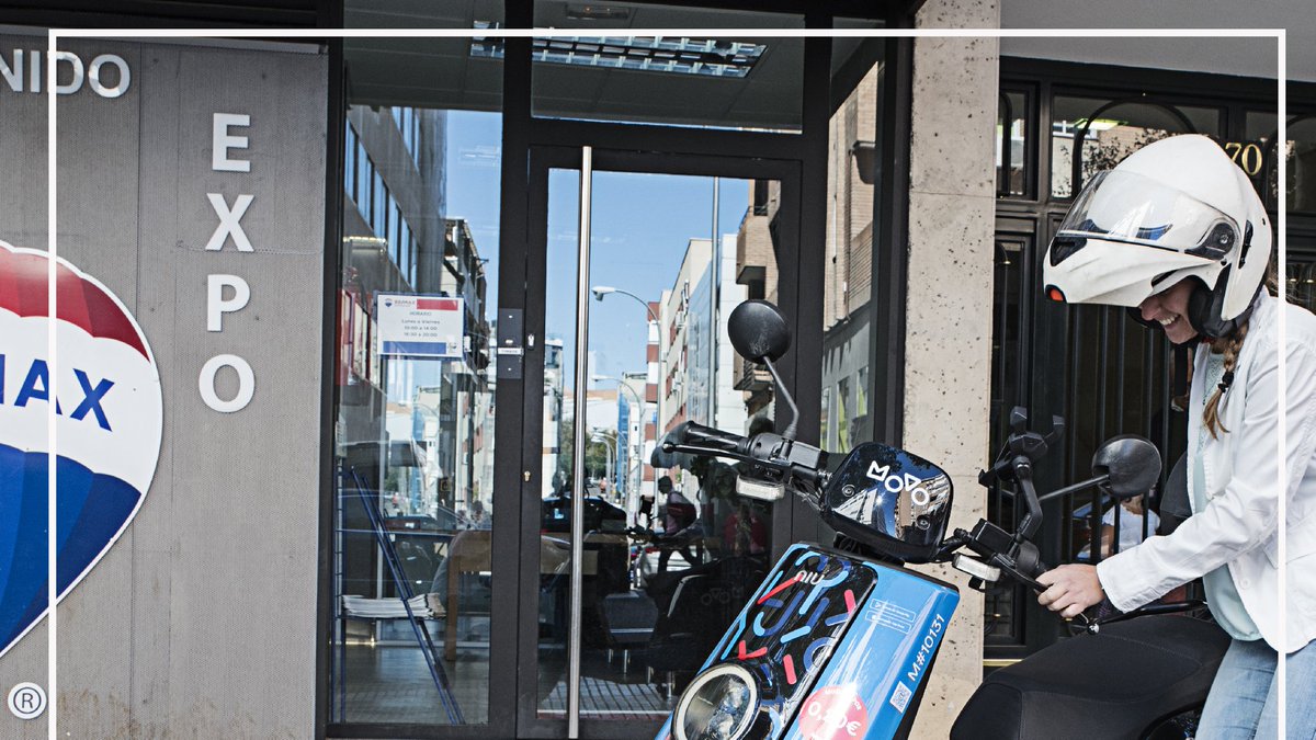 Nuestra coordinadora Irene Martín es #motera y ella apuesta por la moto eléctrica 🛵🛵, así ha llegado hoy a la oficina 😄😄
#SumateAlReto #VamosAHacerLoImposible #SEM2019 #mobilityweek #RemaxExpo🇪🇸#ExpogroupEspaña #inmobiliaria #Remax #Tuinmobiliariadeconfianza #RemaxExpogroup