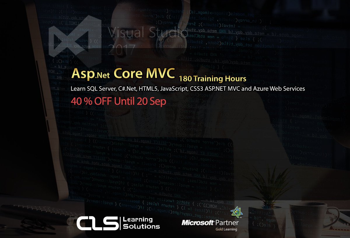 CLSLearn's tweet image. Only 5 day left for 40% #Discount Valid till 20 Sep.
Claim your seat now with

2019 New Microsoft ASP.Net #COREMVC Developer
180 Hours Diploma
Start Date : 28 Sep (Fri &amp;amp; Sat) at Dokki Branch
Start Date : 22 Sep (Sun-Tue-Thur) at Nasr City Branch