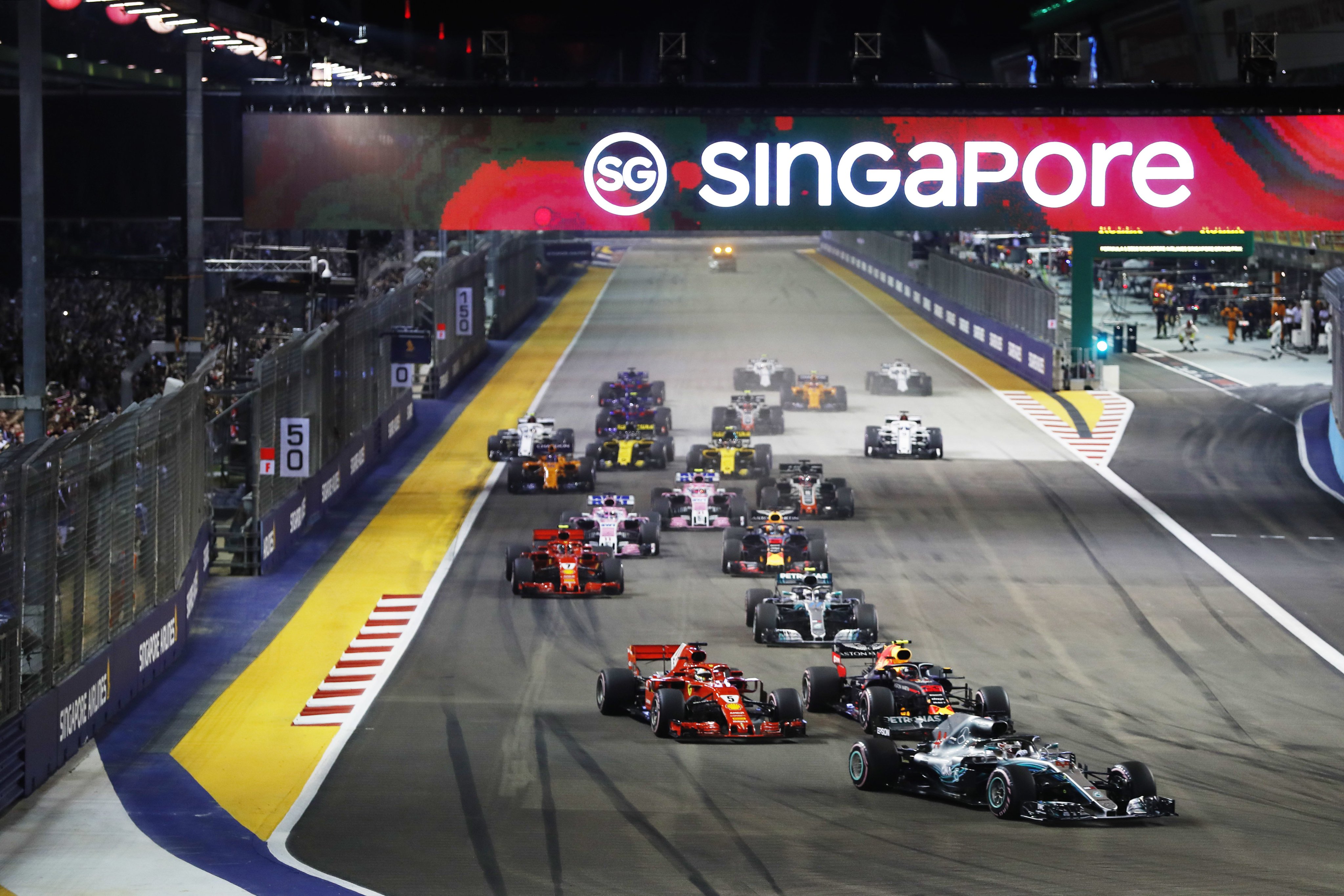 GP de Cingapura de F1, Marina Bay em 2018 - by Twitter