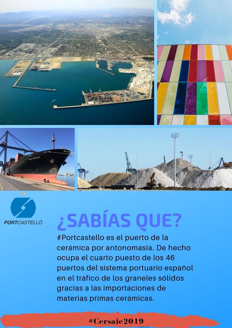 portcastello's tweet photo. ¿Sabías que?
#Portcastello #PortdeCastello #PuertodelaCeramica #Import #Export #Tiles #ShippingWorldWide #PortsofSpain #PuertosdeEspaña #PuertosdelEstado
#ComunidadValenciana #Spain #Castello #Grau #Cersaie2019 https://t.co/emz5Ark9c0