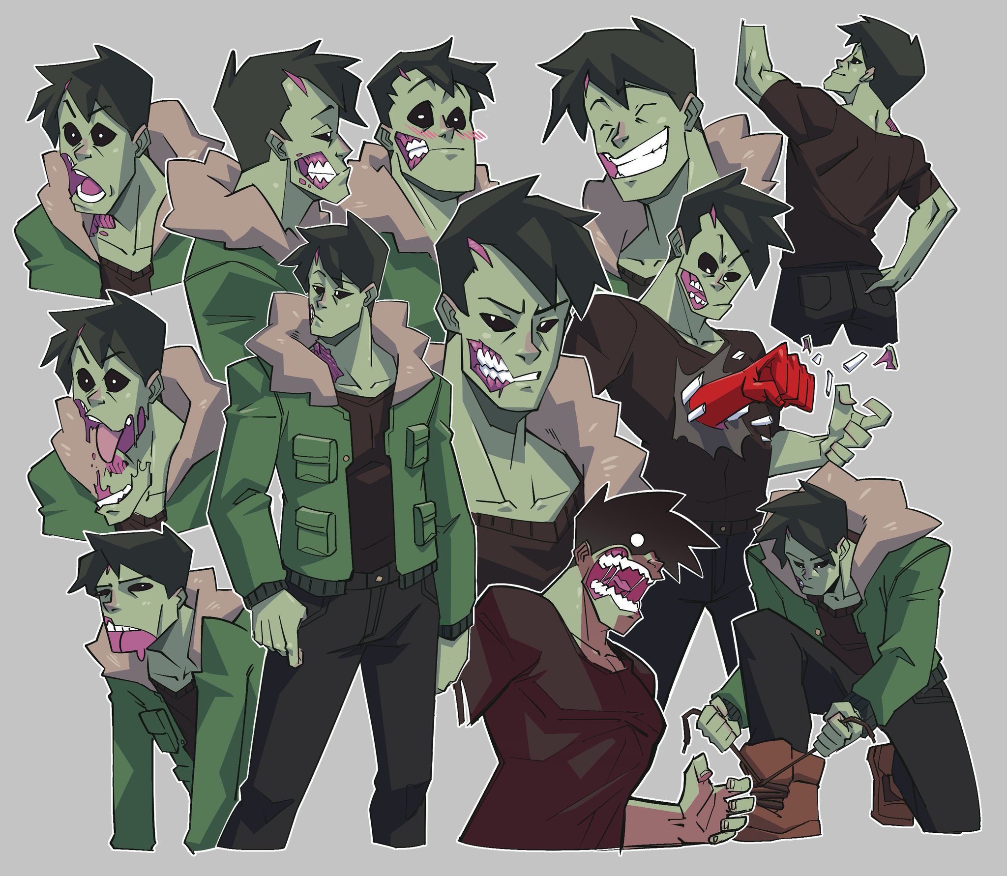 “Been playing monster prom as of late and thought I'd draw my boy Brian...