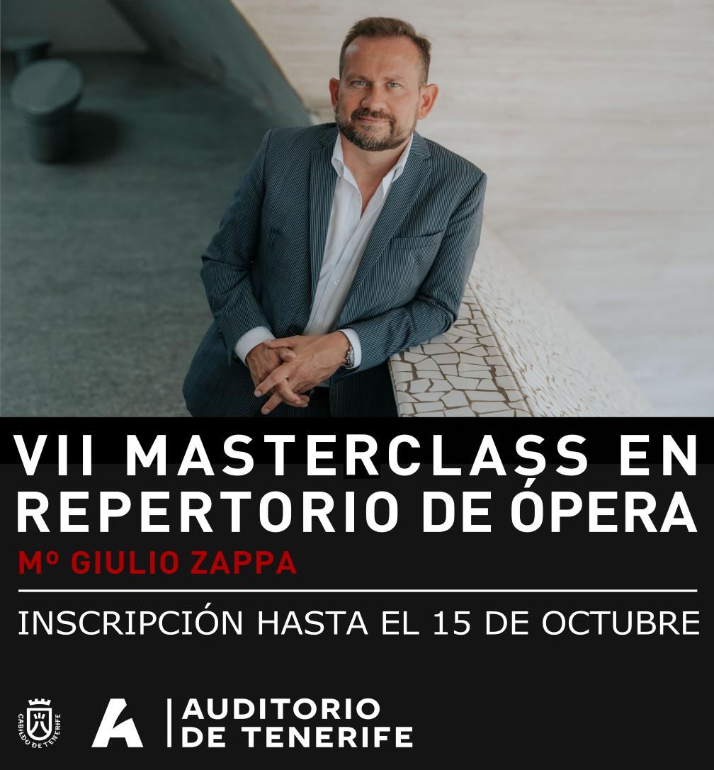 OperadeTenerife's tweet photo. 📣Ópera de Tenerife abre la inscripción a la 'VII Masterclass en repertorio de ópera', impartida por el Maestro Giulio Zappa para cantantes y pianistas acompañantes.
📌Toda la información e inscripción: https://t.co/sJVc409hcj
#ÓperaDeTenerife #MasterClass #GiulioZappa https://t.co/3Xm8rzzJmk