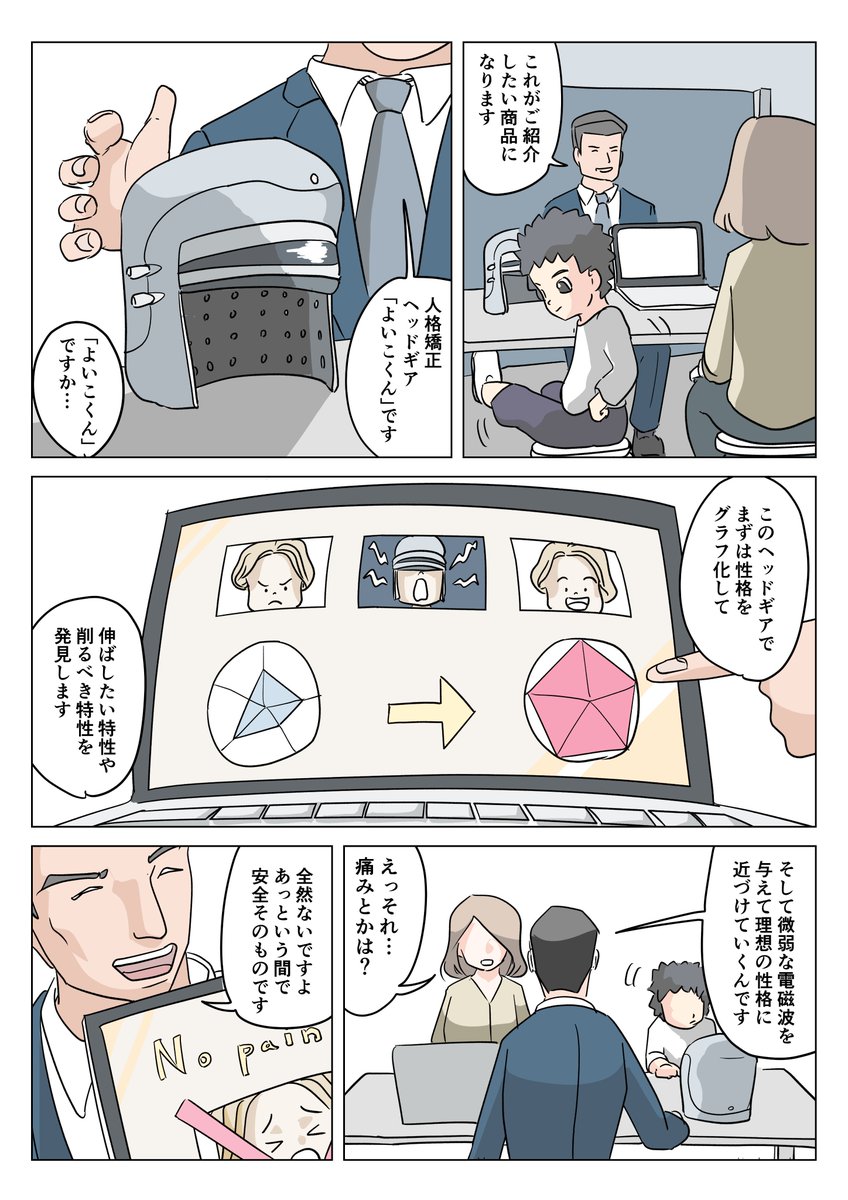 悪ガキをよいこにする漫画です(1/5) 