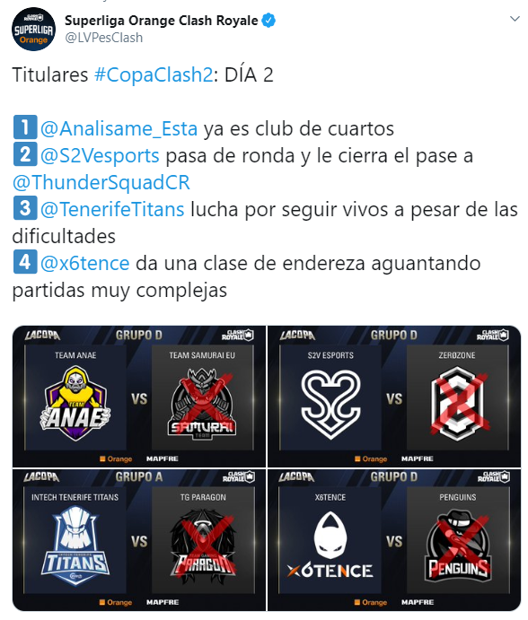 LVPesClash's tweet photo. La ronda de partidos #CopaClash2 de este fin de semana en 8 frases. Una por partido, una por cada protagonista. https://t.co/O23AUofTwU