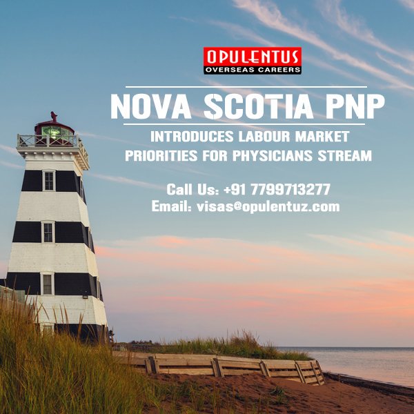 #NovaScotiaPNP: Introduces #LabourMarket Priorities For #PhysiciansStream

Read More @ bit.ly/2mjSxRi

Chat with our #visa experts here ... @ chvn.in/CRI85VC1/

#CanadaImmigration #ExpressEntry #CanadaPNP #CanadaWorkPermitVisa #WorkinCanada #SkilledVisa #Opulentuz