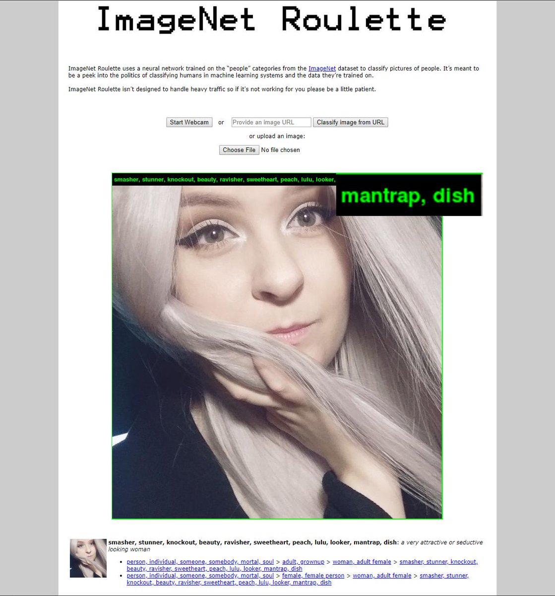 Freaxxie's tweet image. I&apos;m dead
#exposed
#imagenetroulette