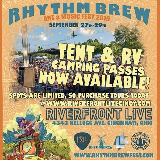 RiverfrontLive's tweet photo. If you are going festival, you gotta do it right 😎

Tent &amp; RV camping passes are still available. Get your tickets/passes at https://t.co/5nvxmMrUyV 👍

#festival #camping #tent #rhythmbrew #concert #livemusic #riverfrontlive #cincinnati #bluegrass #country #alternative #folk https://t.co/hQJtJGM0d3