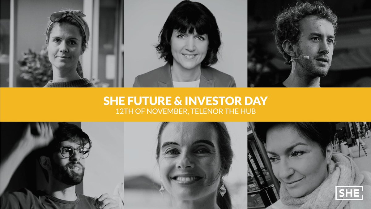 SHE_Community_'s tweet photo. Get your ticket for SHE Future &amp; Investor Day
12th of November 2019 at Telenor The Hub.

https://t.co/nPaoWiA0S2

#shefutureandinvestorday #shefuture #sheconference #telenor #thehub #telenorsweden #soprasteria #katapultocean #canogendersolutions #askeladdenogco https://t.co/bJhk8Rb9Zz