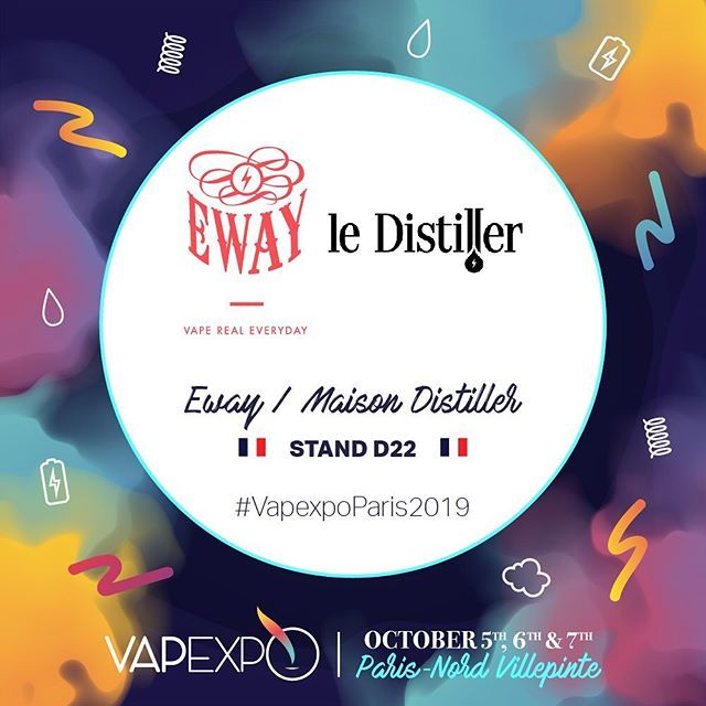On sera au Vapexpo Paris sur le stand D22
@vapexpo_france 
<a href="/maisondistiller/">Maison Distiller Paris</a> ift.tt/30mIOIe