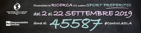 raisostenibile's tweet photo. Questa settimana #Rai e @RespSocialeRai ospitano #RaccoltaFondi #Insiemesipuò della #Fondazionevialliemauro - @FVM_Official per sostenere ricerca scientifica #controlaSLA. #Numerosolidale 45587 https://t.co/wHko88bIR3
