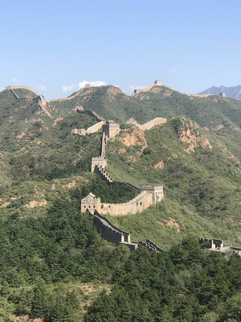 sharonfmather's tweet photo. Wow day 1 conquered. China your wall is quite the challenge! @CECDBlackpool @NSPCC https://t.co/kt4O49gKQE