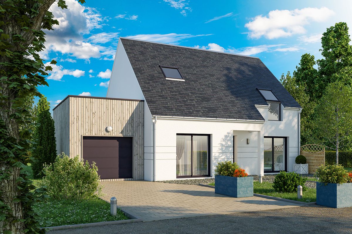 Aktarma_fr's tweet photo. Modélisation 3D d'une maison associant clacissisme et modernité - Maisons Delmas https://t.co/YeoZddJRwg
