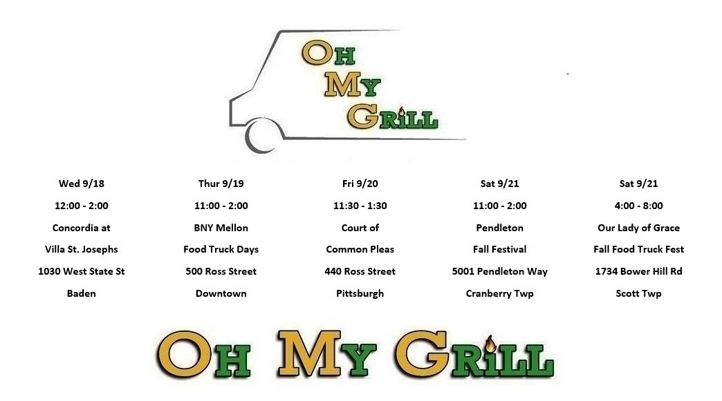 Where we're Grillin' this week!