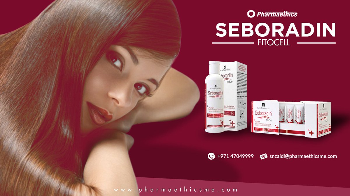Pharmaethicsllc's tweet photo. Dazzle and charm your hair with the best nutrients from Seboradin.

Now available in #UAE #AbuDhabi, For more information,
Please click here: https://t.co/8c2rsNAfXB

#PharmaethicsMedicalDubai #PharmaethicsMedical #OrderNow #Biotech #Pharma #lose #treatment #hair #hairtreatment https://t.co/4hArptJuyf