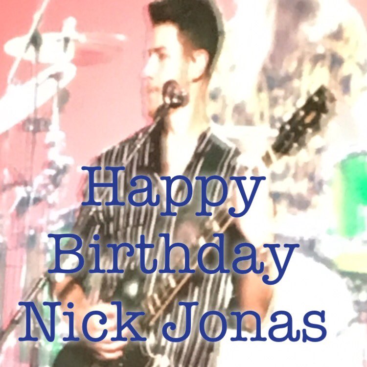 Happy 27th birthday to my favorite Jonas Brother: Nick Jonas! 