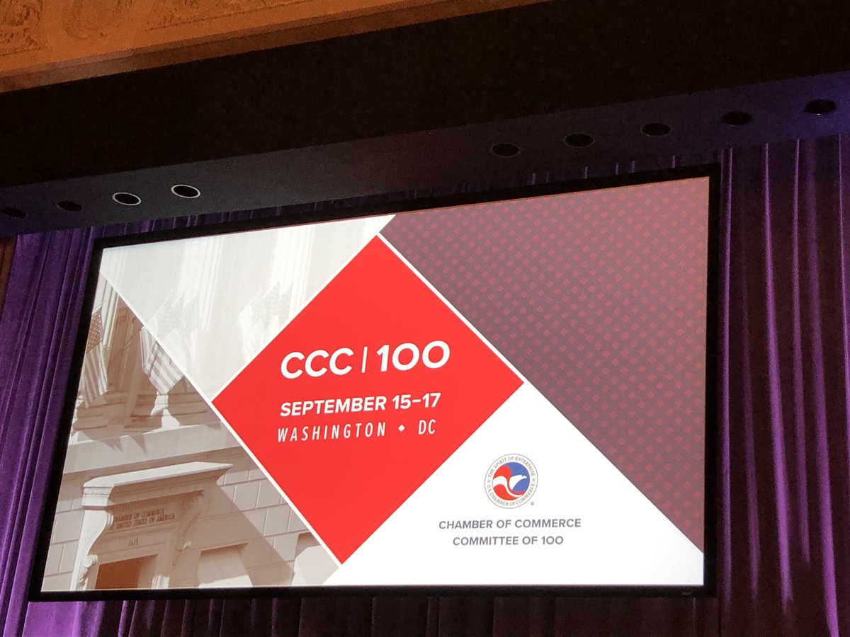 LAChamberMaria's tweet image. Starting my day in our nation’s capital. Honored to serve on the @USChamber Committee of Chamber of Commerce 100, #CCC100 talking global trends in business, infrastructure, international trade, small business, immigration policy among several other topics.
