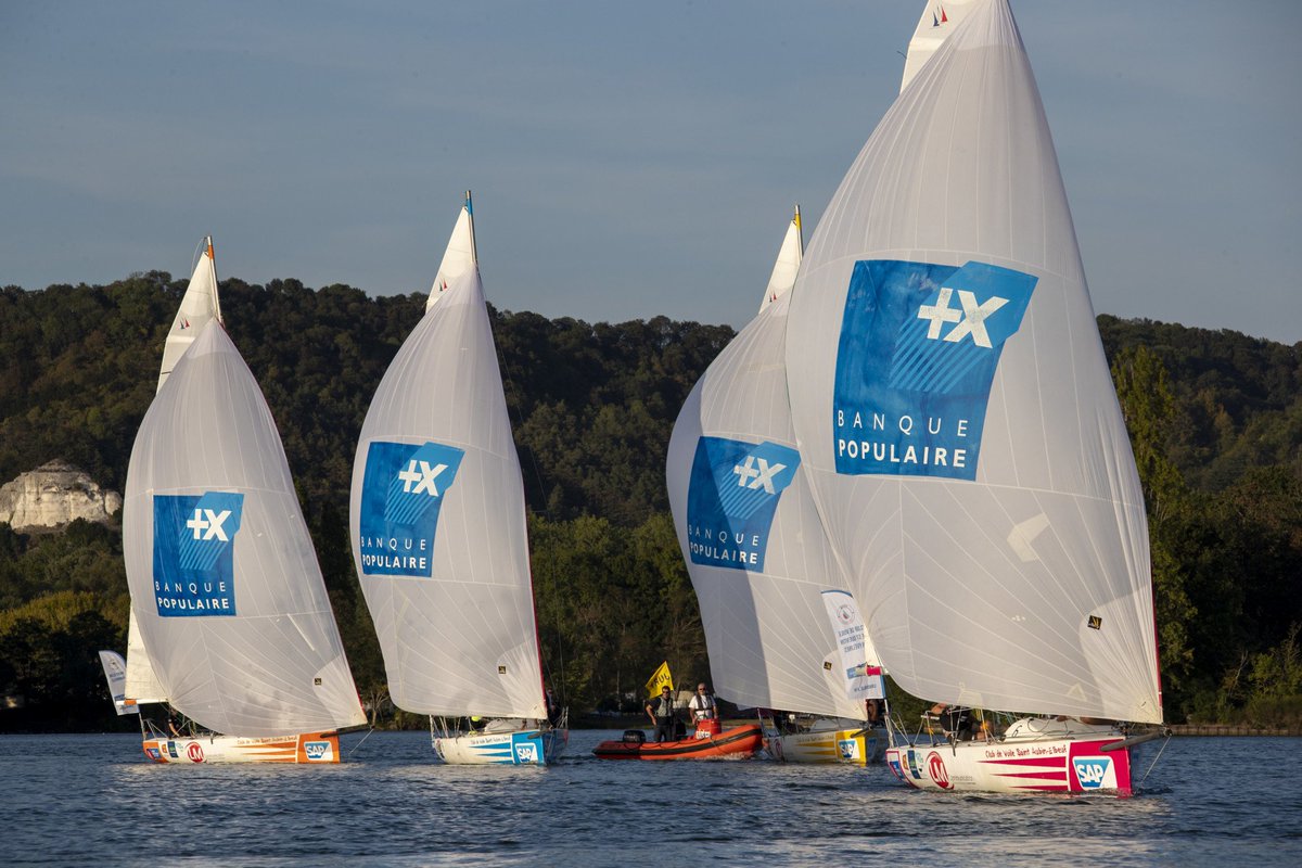 Voile Banque Populaire tweet media