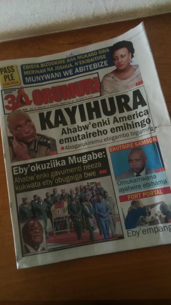 kingspenceU's tweet photo. I feel it in me. I knew it since #AmarariSong that our very own @Ray_G_official will make it.

Around of applause to all who managed to be part of the #RayGlive over the weekend. May God bless everyone out there.

#AnkoreTukashemera

Grab your copy if @Orumuri and read more. https://t.co/GxBNtIHbAC