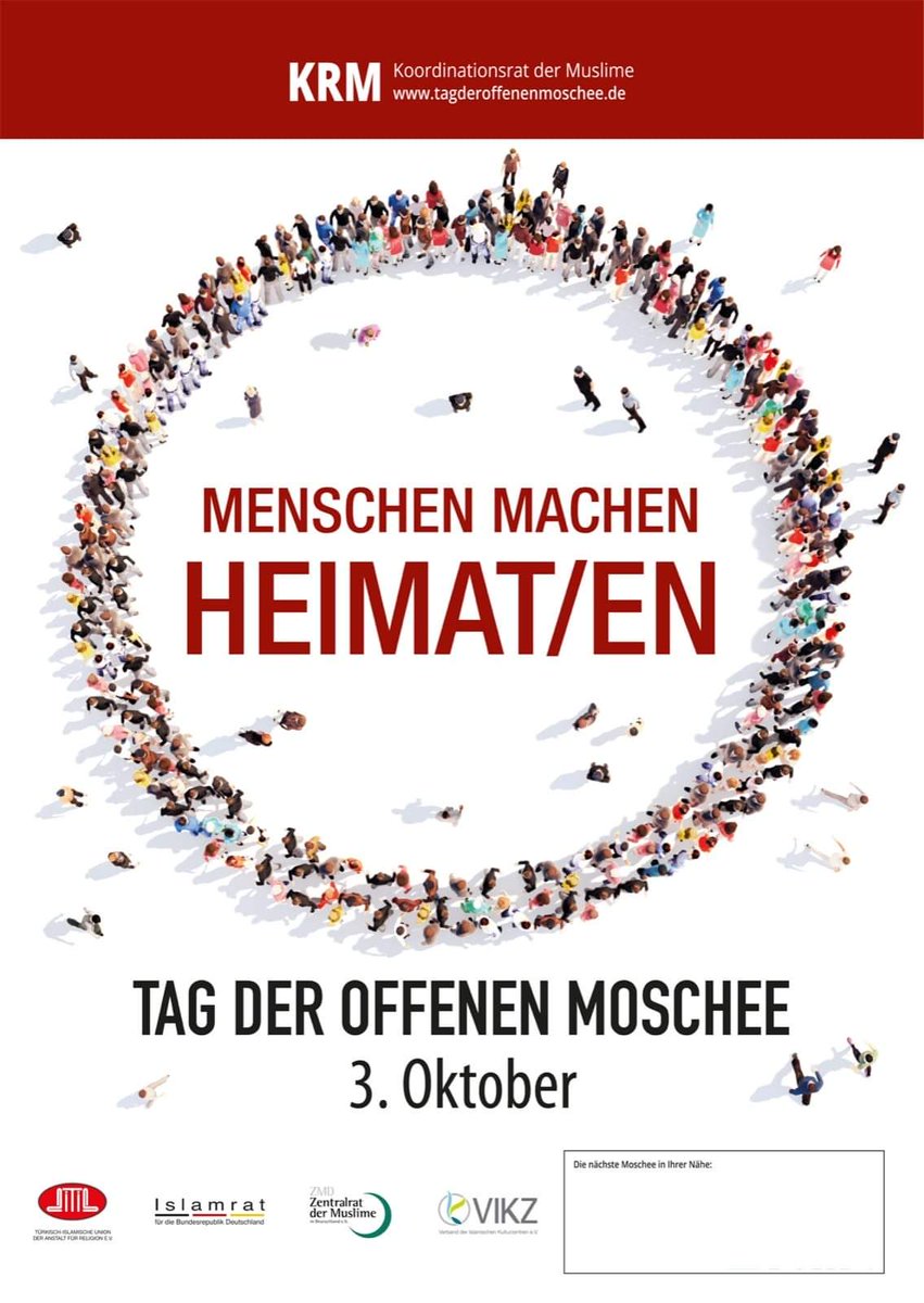 Tag der offenen Moscheen... Auch in Bremen und umzu 👍