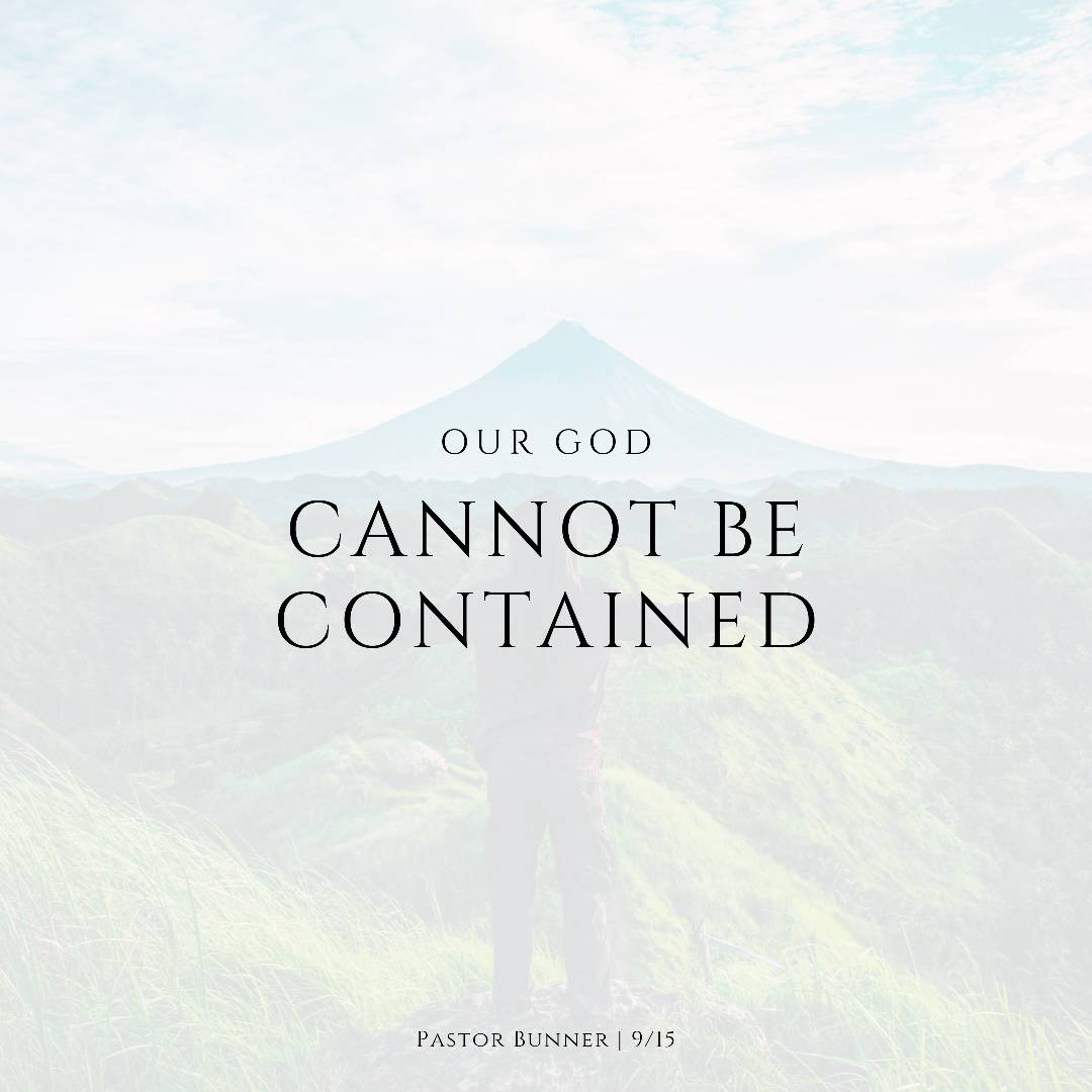 GraceCoatesvill's tweet photo. Our God cannot be contained... https://t.co/39KpytNNf6