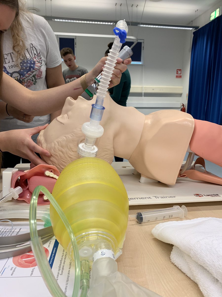 ODPGuru's tweet photo. My favourite session of the year. Our 2nd year #ODP students teaching our new first years about airway management. Nice ice breaker between cohorts, fantastic peer support and learning and it’s great to see how enthusiastic everyone is. #ODPed #PeerLearning #Airway #FOAMed https://t.co/nzGp2Ze6uU