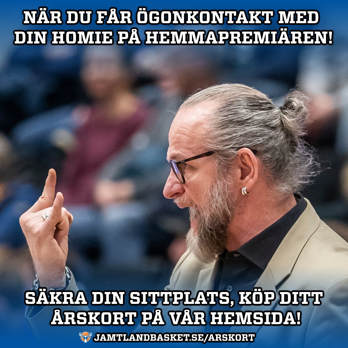 JamtlandBSKT's tweet photo. Lämna inte din homie själv på premiären!🤘
Köp ert årskort och webbtv-kort på vår hemsida 👇
https://t.co/kCrClqHqje 📸 @per_danielsson
#östersund #jämtland #jämtlandbasket #hejajämtland #säsong1920 #årskort #webbtv #homie https://t.co/grmaPLU3Zb