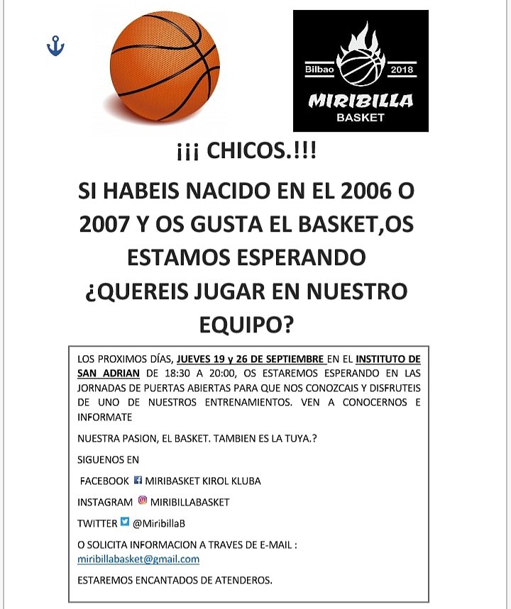 Miribilla Basket tweet media